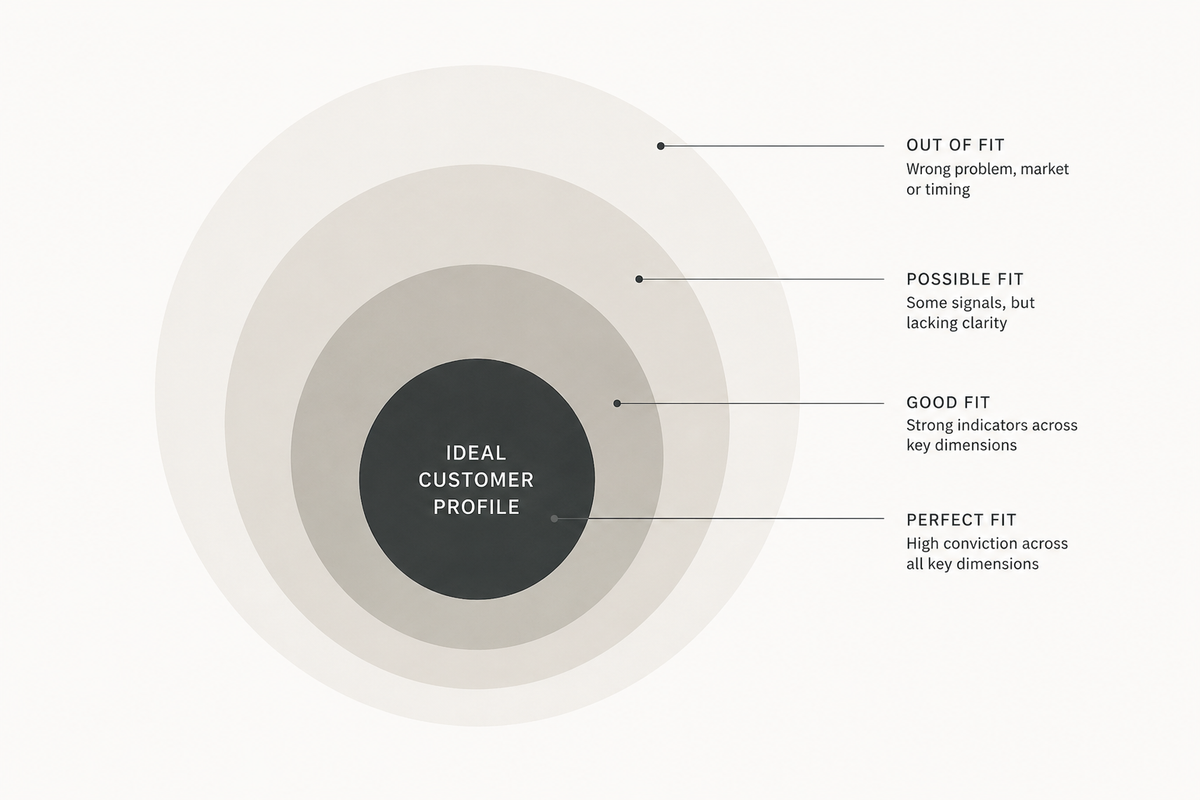 What is an ideal customer profile (ICP)?